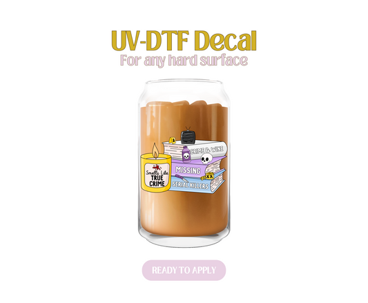 Smells Like True Crime  UV-DTF Decal