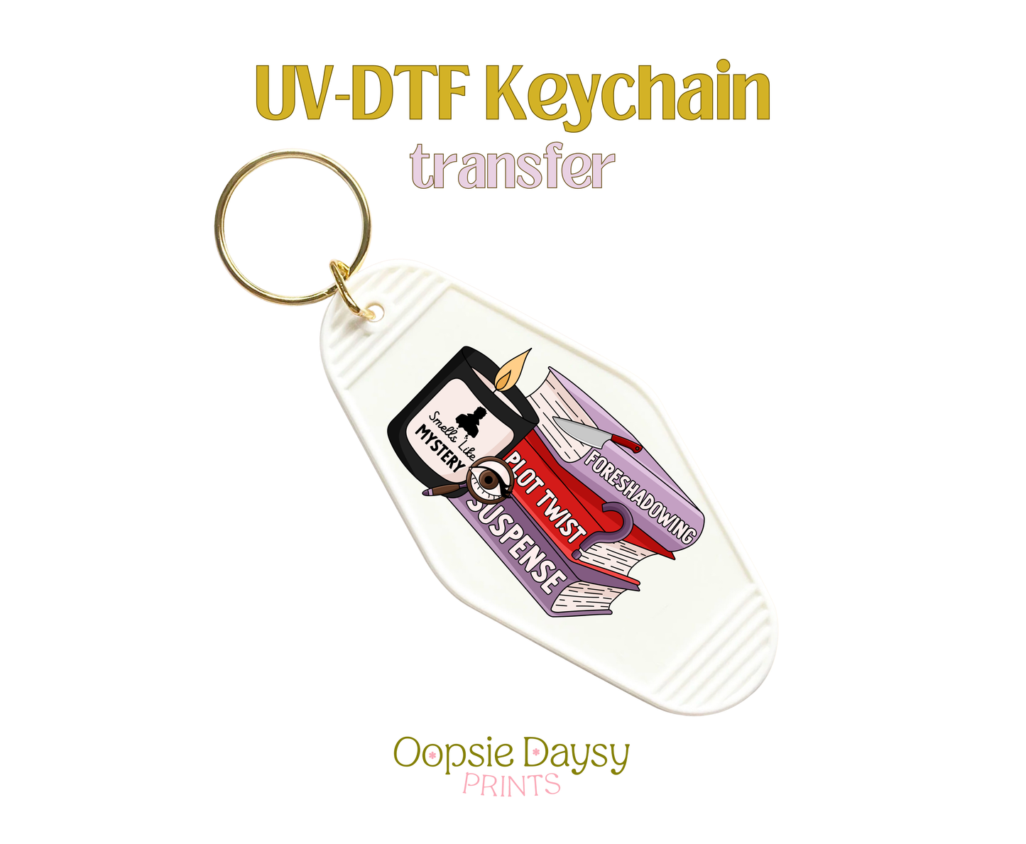 Smells like Mistery UV-DTF Keychain