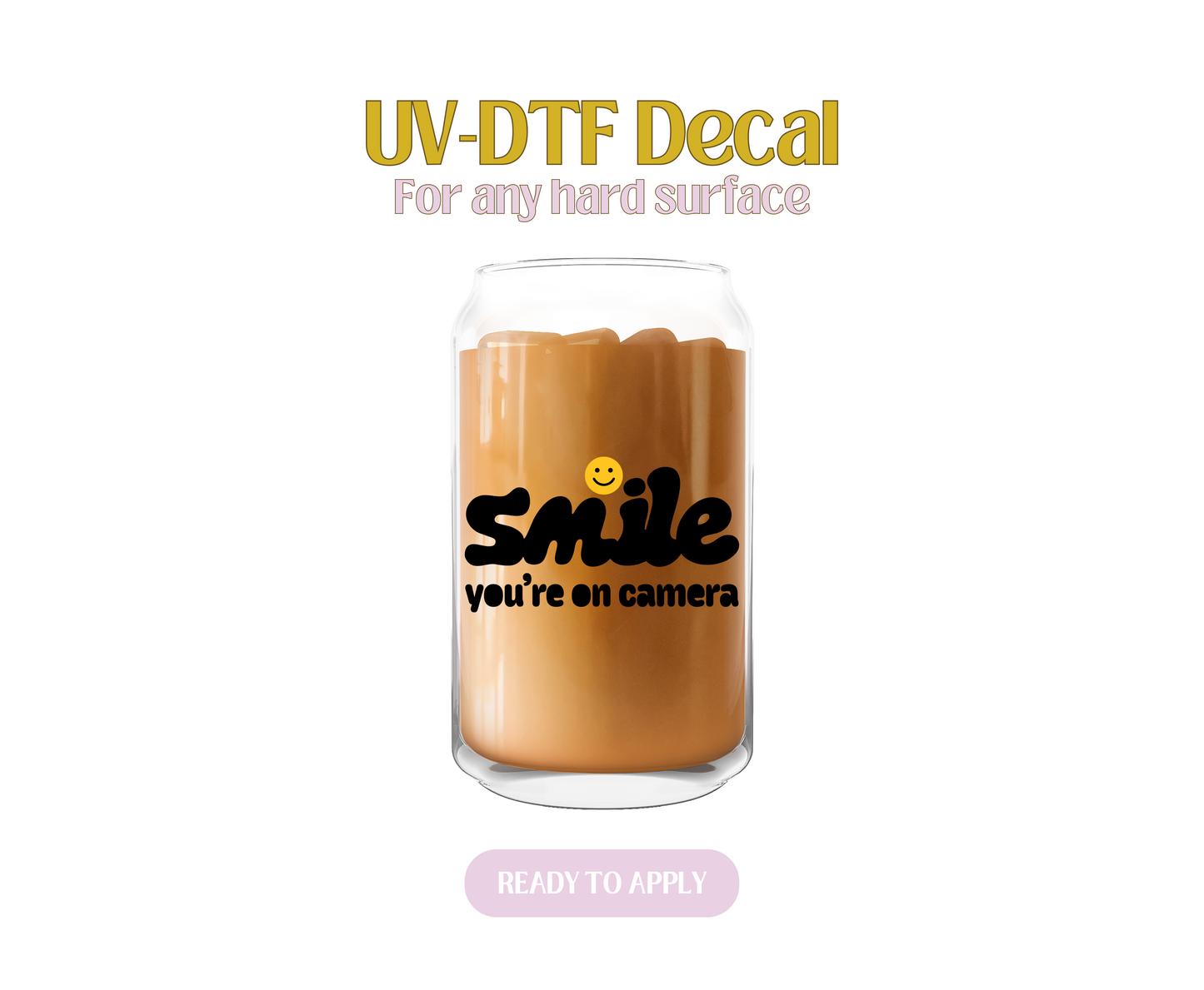 Smile UV-DTF Decal