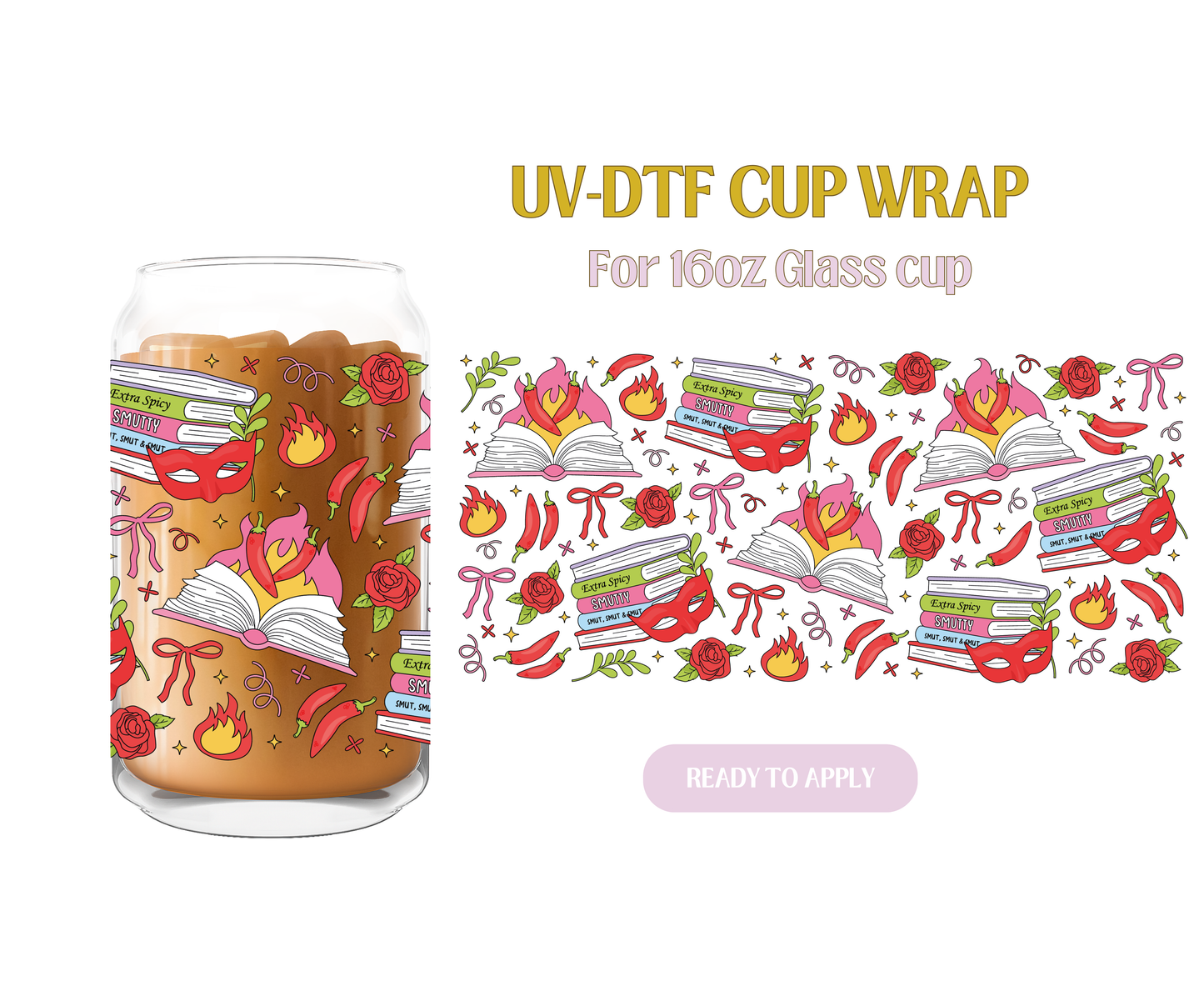 Smut Reader UV-DTF Wrap