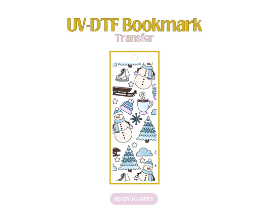 Snow Day UV-DTF Bookmark