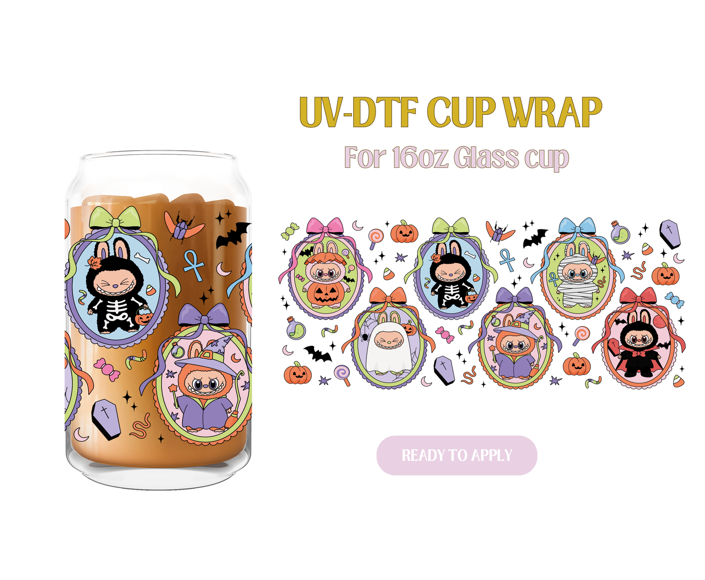 Spooky Bubus UV-DTF Wrap