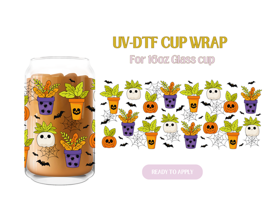 Spooky Cute Plants Wrap UV-DTF Wrap