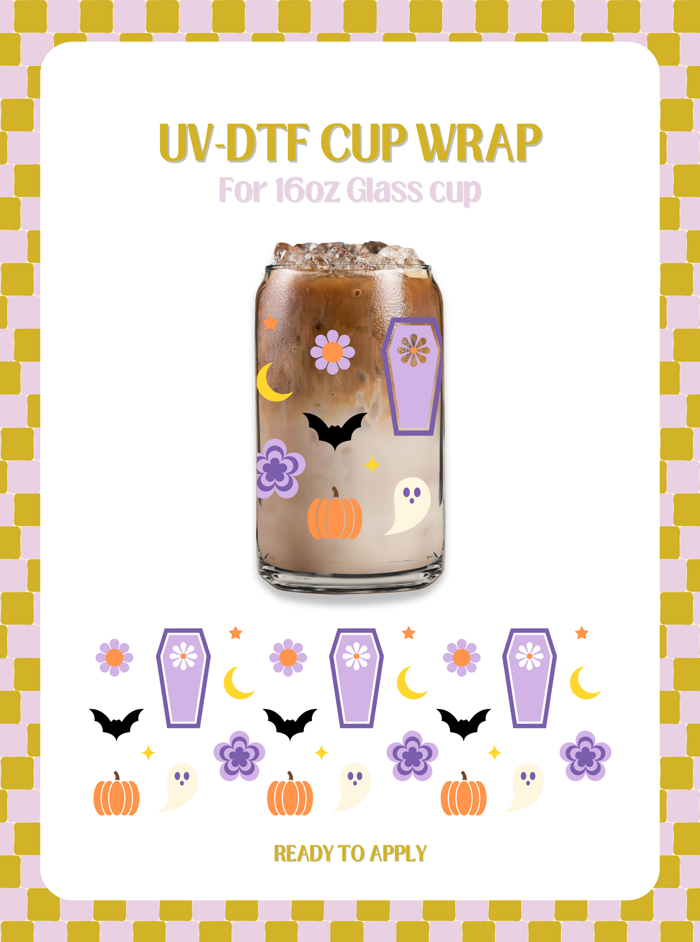 Spooky Cuties UV-DTF Wrap