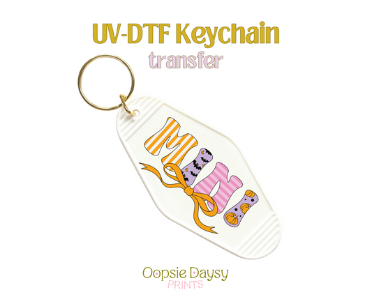 Spooky Mini UV-DTF Keychain