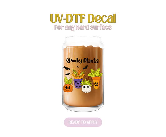 Spooky Planters UV-DTF Decal
