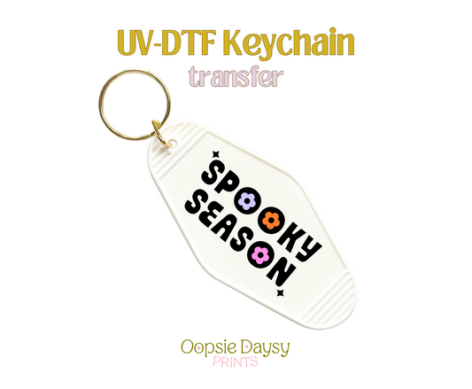 Spooky Season UV-DTF Keychain