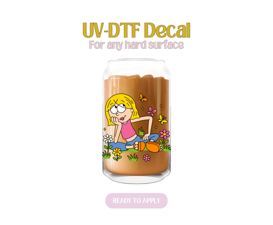 Springtime Lizzie UV-DTF Decal