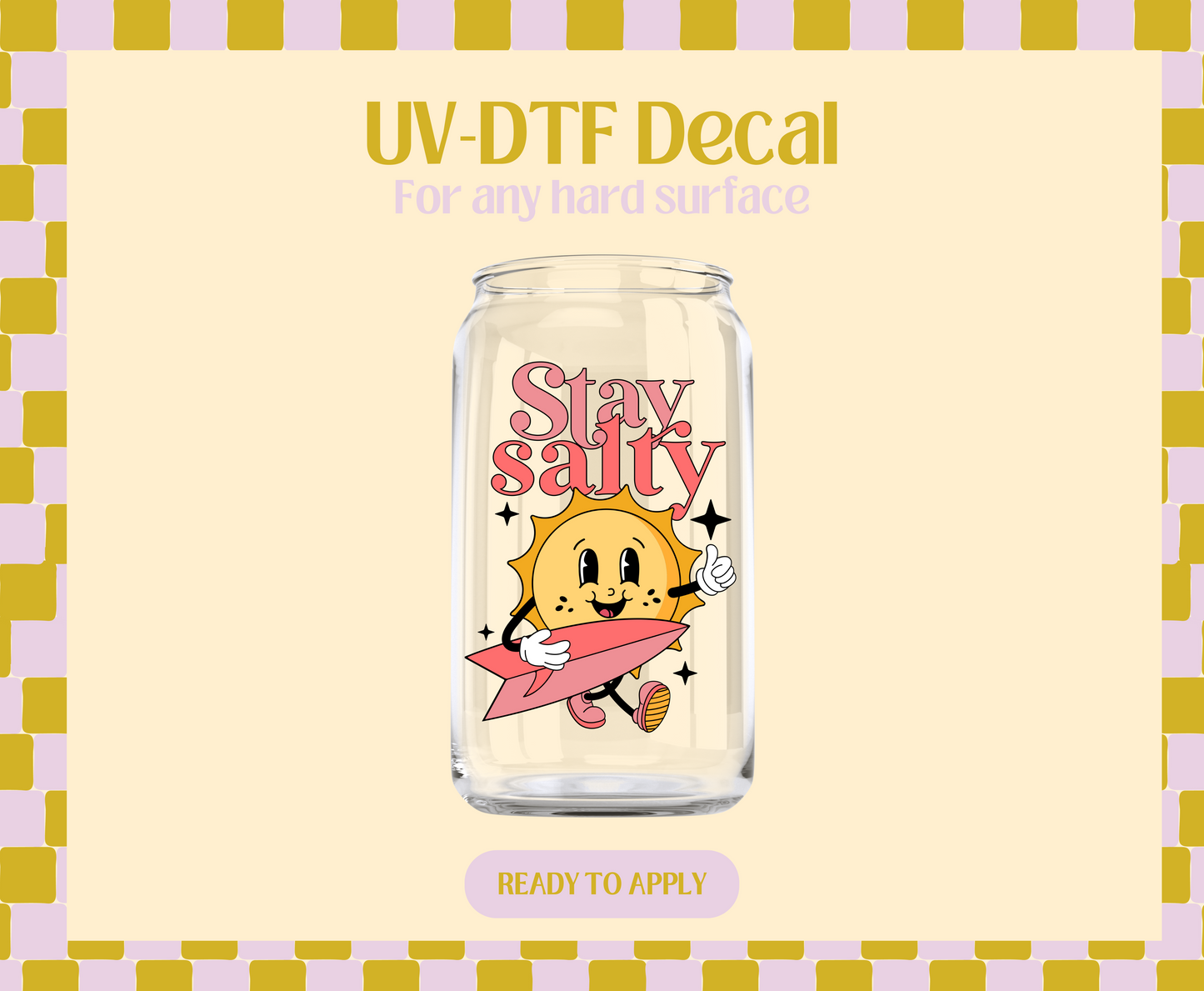 Stay Salty UV-DTF Decal