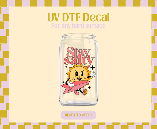 Stay Salty UV-DTF Decal