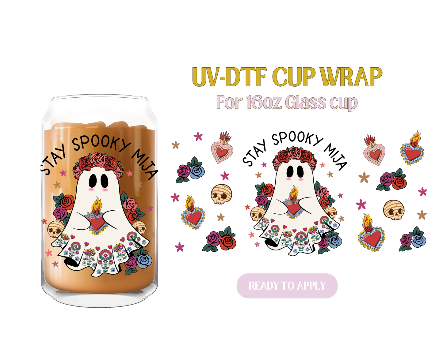 Stay Spooky Mija UV-DTF Wrap