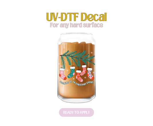 Stocking Up on Xmas Cheer UV-DTF Decal