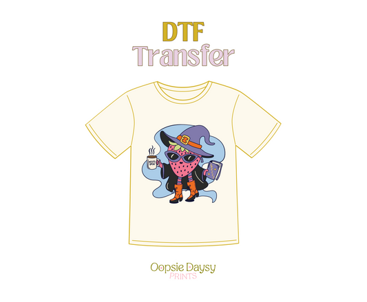 Strawberry Witch DTF Transfer