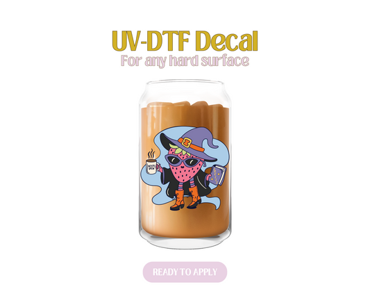 Strawberry Witch UV-DTF Decal