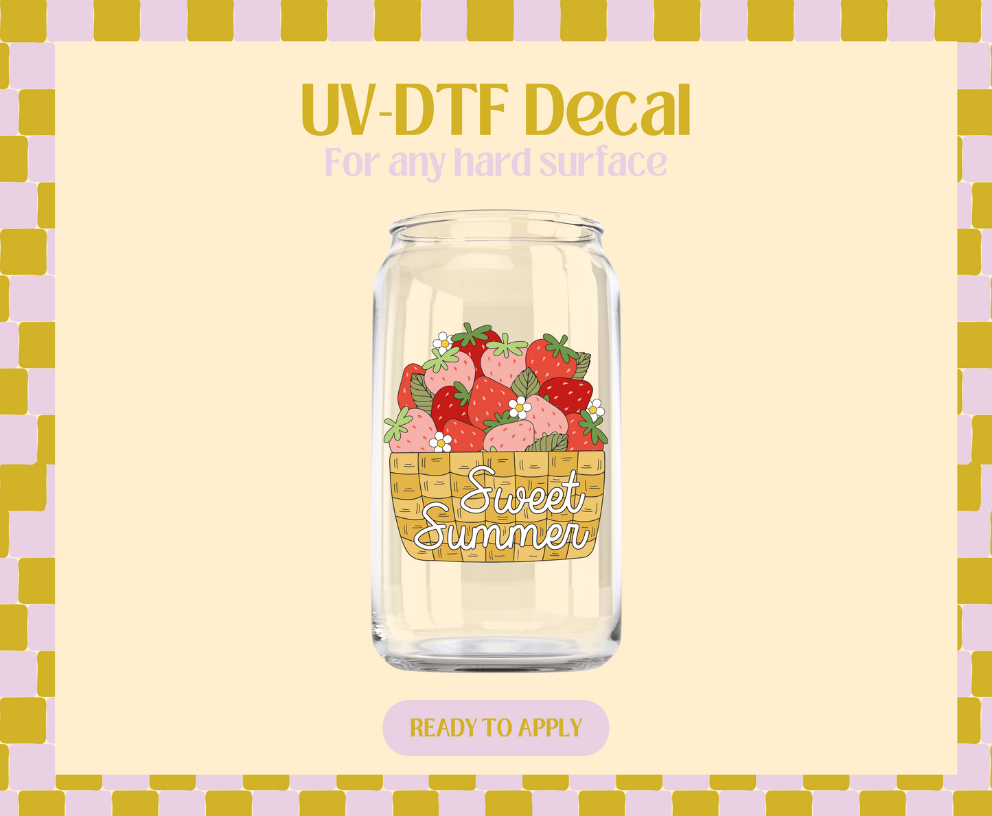 Sweet Summer UV-DTF Decal