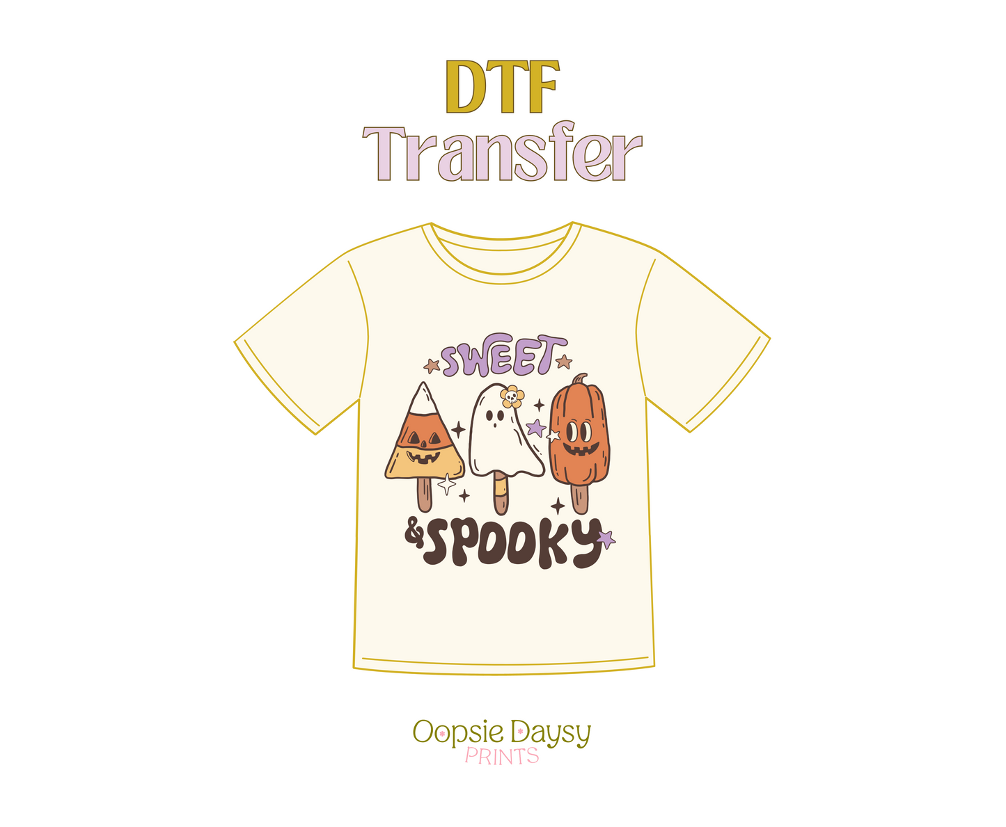 Sweet & Spooky Popsicles DTF Transfer