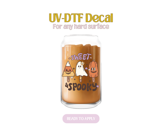 Sweet and Spooky Popsicles UV-DTF Decal