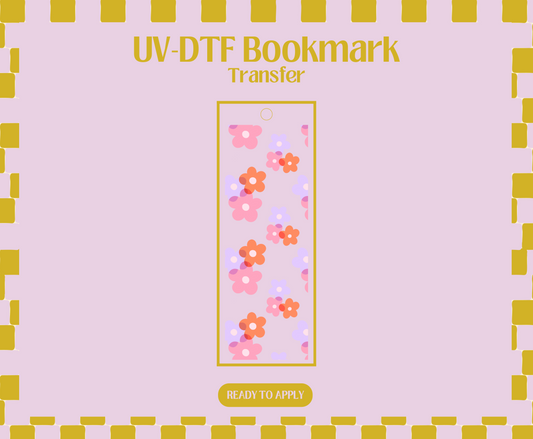 Sweet Florals UV-DTF Bookmark