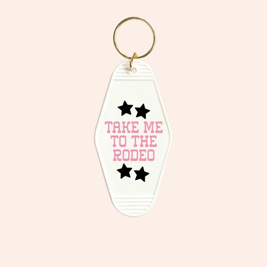 Take Me To The Rodeo UV-DTF Keychain