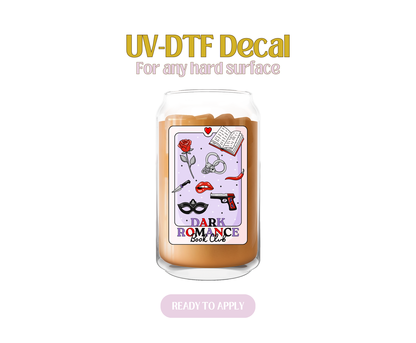 Tarot Dark Romance Book Club UV-DTF Decal