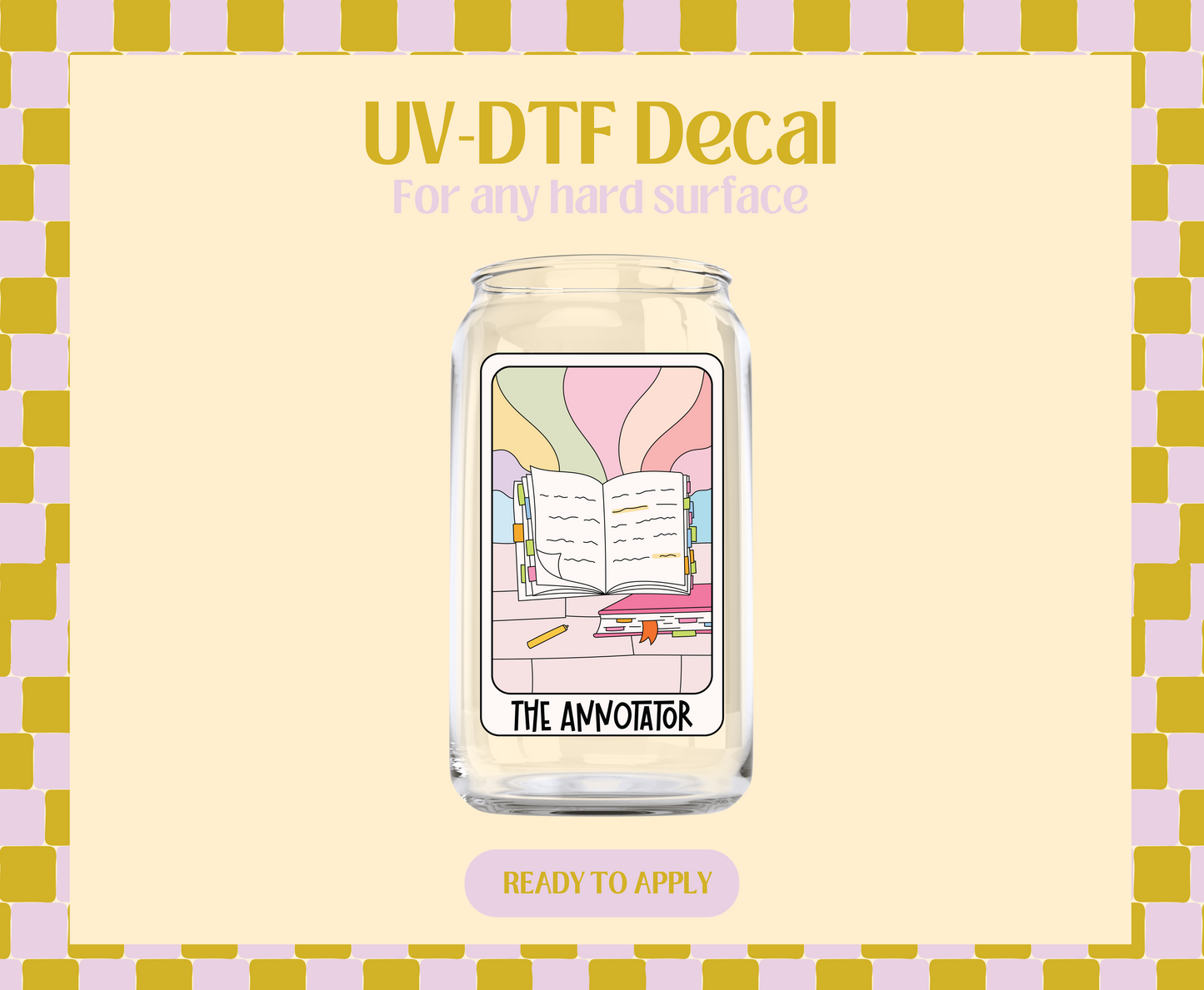 The Annotator UV-DTF Decal