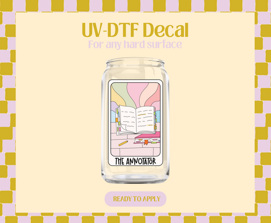 The Annotator UV-DTF Decal