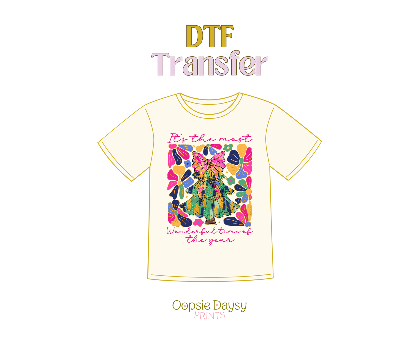 The Art of Christmas DTF Transfer