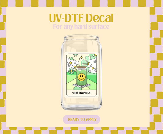 The Matcha Tarot UV-DTF Decal