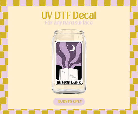 The Night Reader UV-DTF Decal