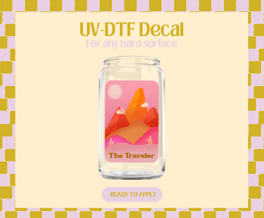 The Traveler UV-DTF Decal