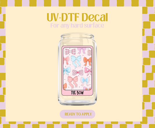 The bow UV-DTF Decal