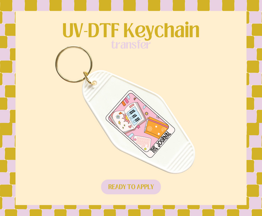 The Journal UV-DTF Keychain