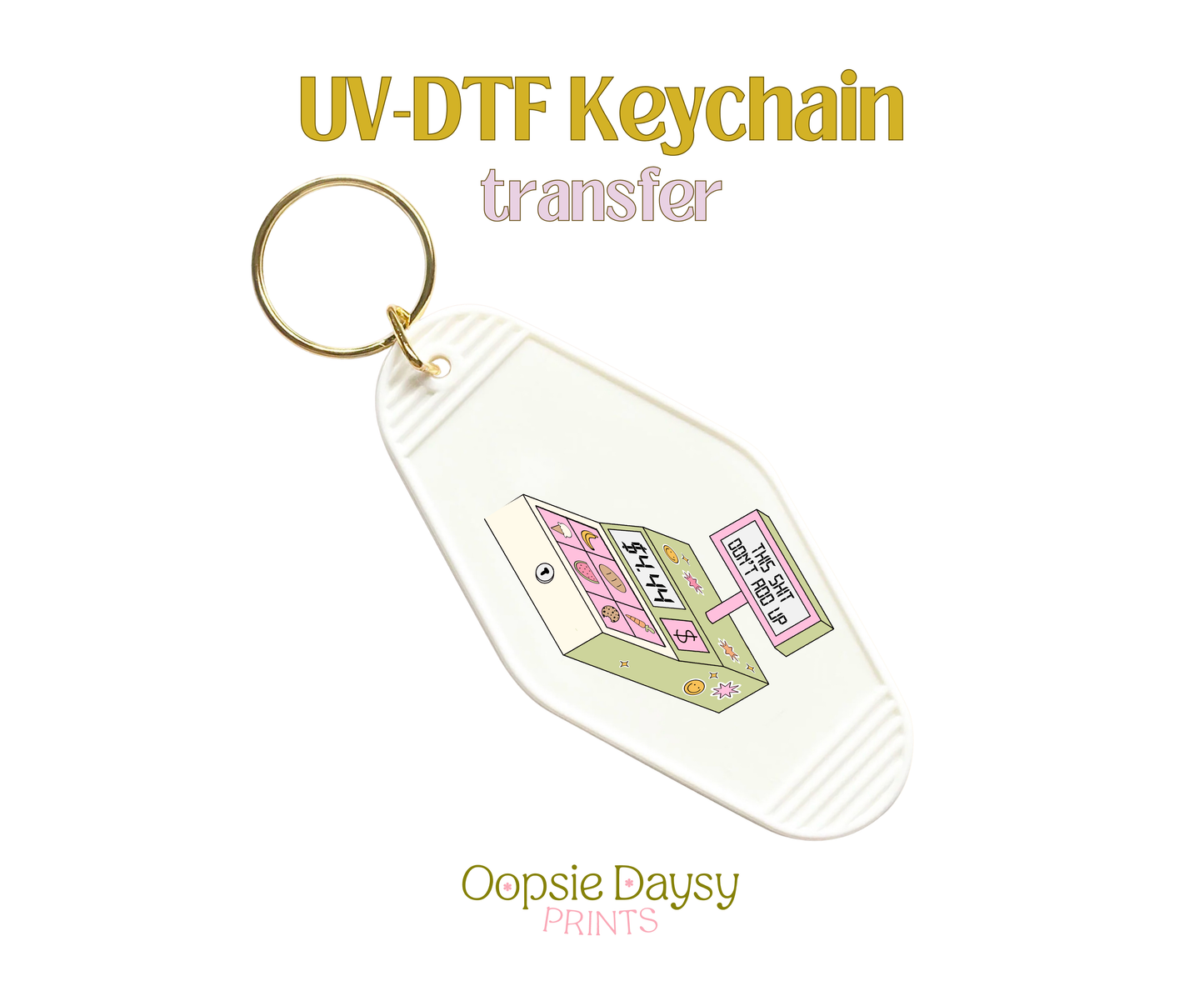 This S_ Don't Add Up UV-DTF Keychain