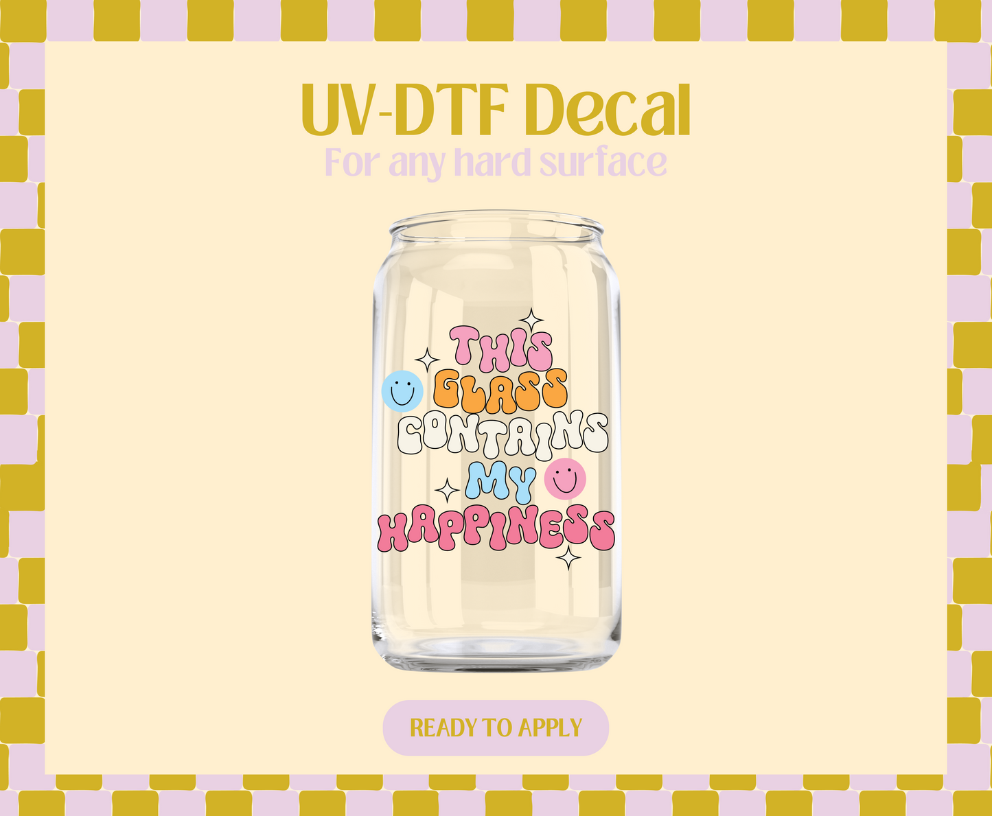 This Glass UV-DTF Decal