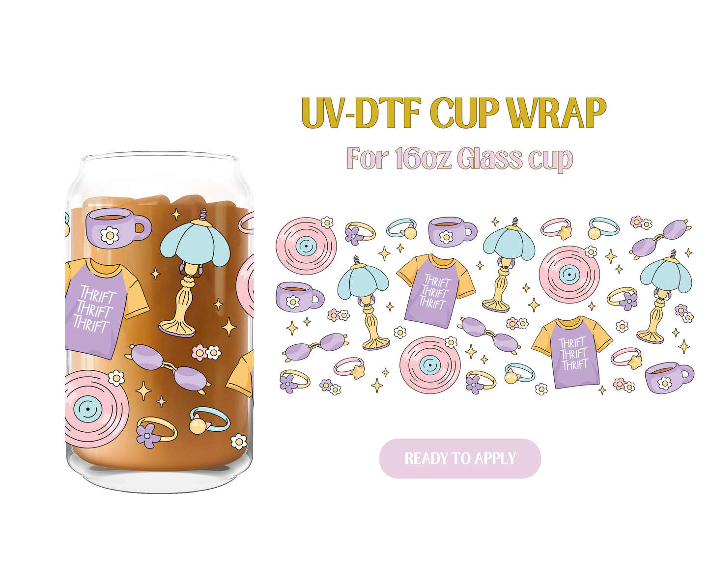Thrift Finds UV-DTF Wrap
