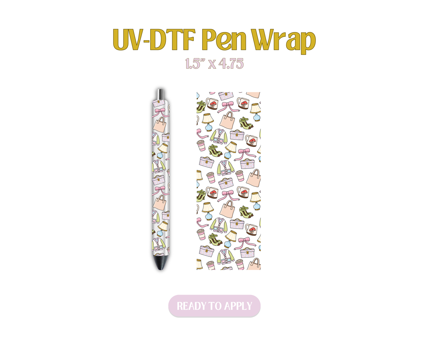 Thrifted UV-DTF Pen Wraps