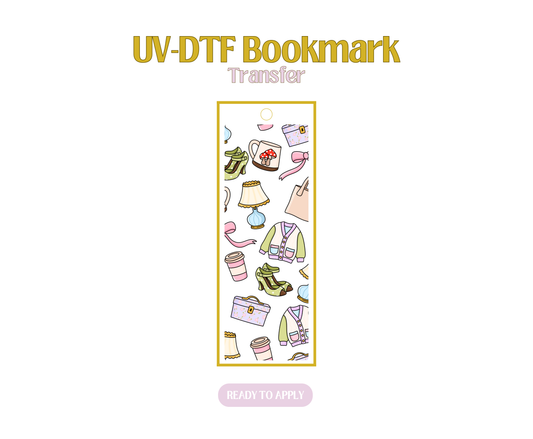 Thrifted UV-DTF Bookmark