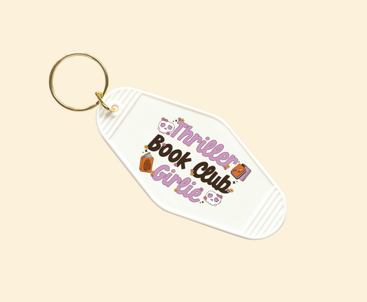 Thriller Book Club Girlie UV-DTF Keychain