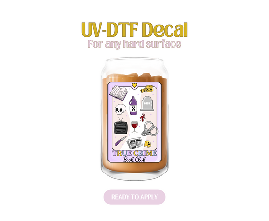 True Crime Tarot UV-DTF Decal