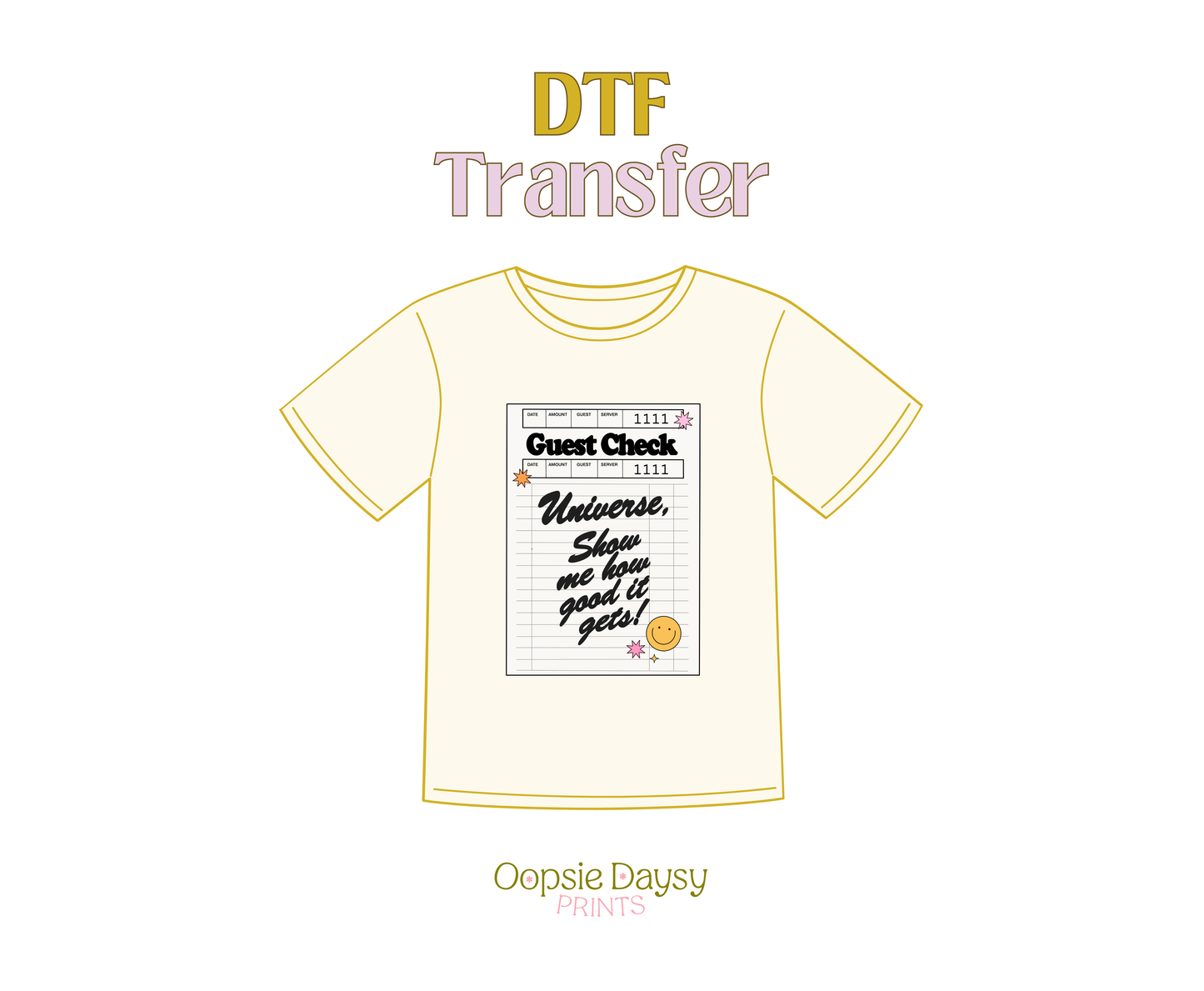 Universe Show Me DTF Transfer