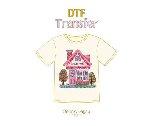 Valentine Bookstore DTF Transfer