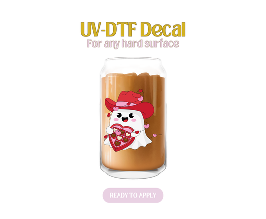 Valentines Ghostie Chocolates UV-DTF Decal