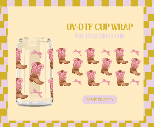 Western Coquette UV-DTF Wrap