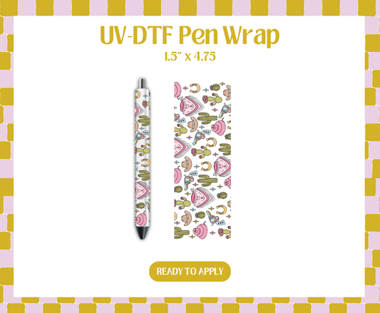 Western Desert UV-DTF Pen Wraps