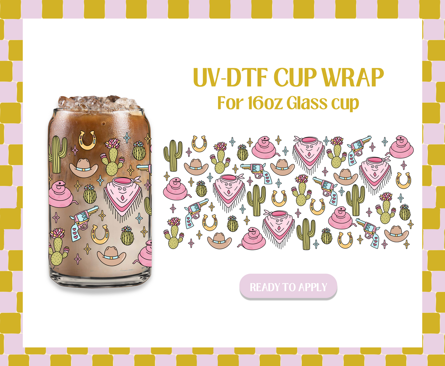 Western Desert UV-DTF Wrap