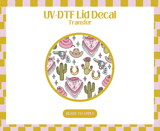 Western Desert UV-DTF Lid Decal