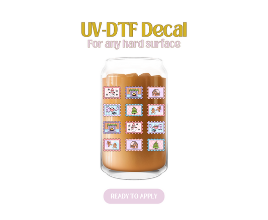 Winter Stamps UV-DTF Decal