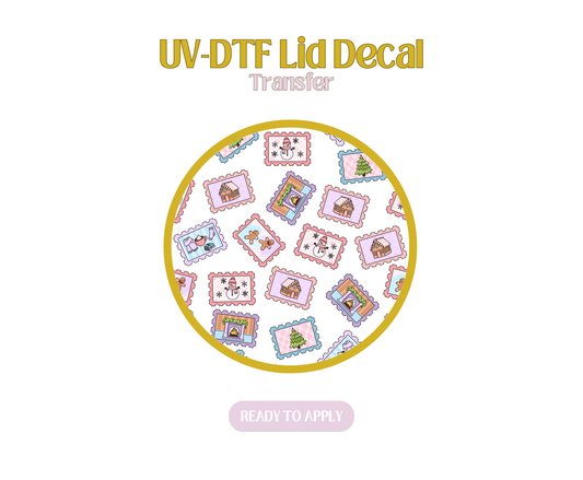 Winter Stamps UV-DTF Lid Decal