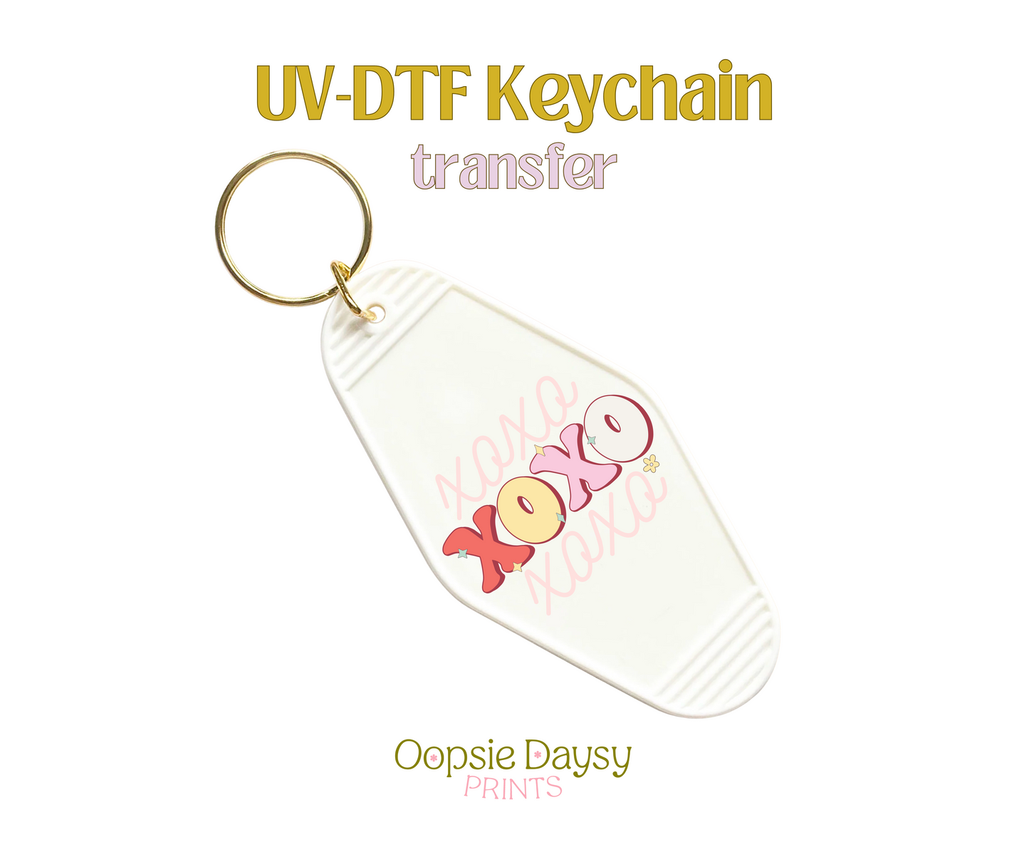 XoXo XoXo UV-DTF Keychain