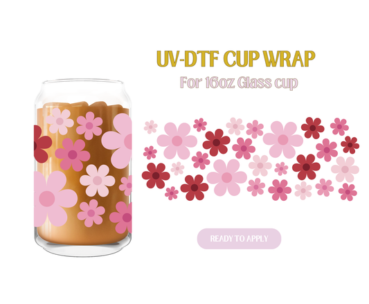 Xoxo Flower Blooms UV-DTF Wrap